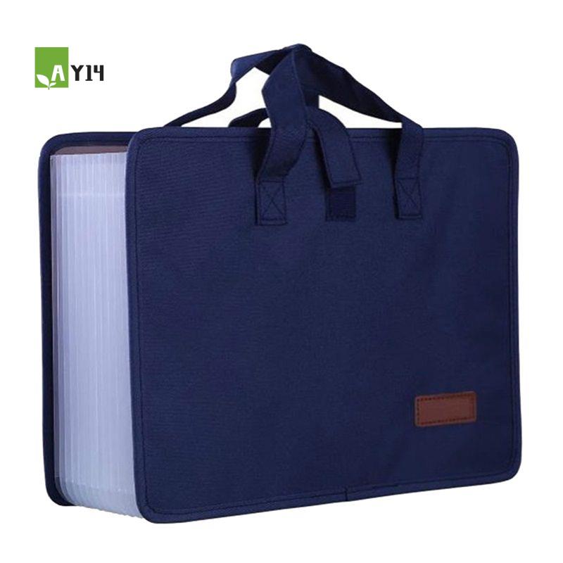 Expandable Accordion File Folder 13 Pockets - Organizador de Documentos Expansível AY14 com
