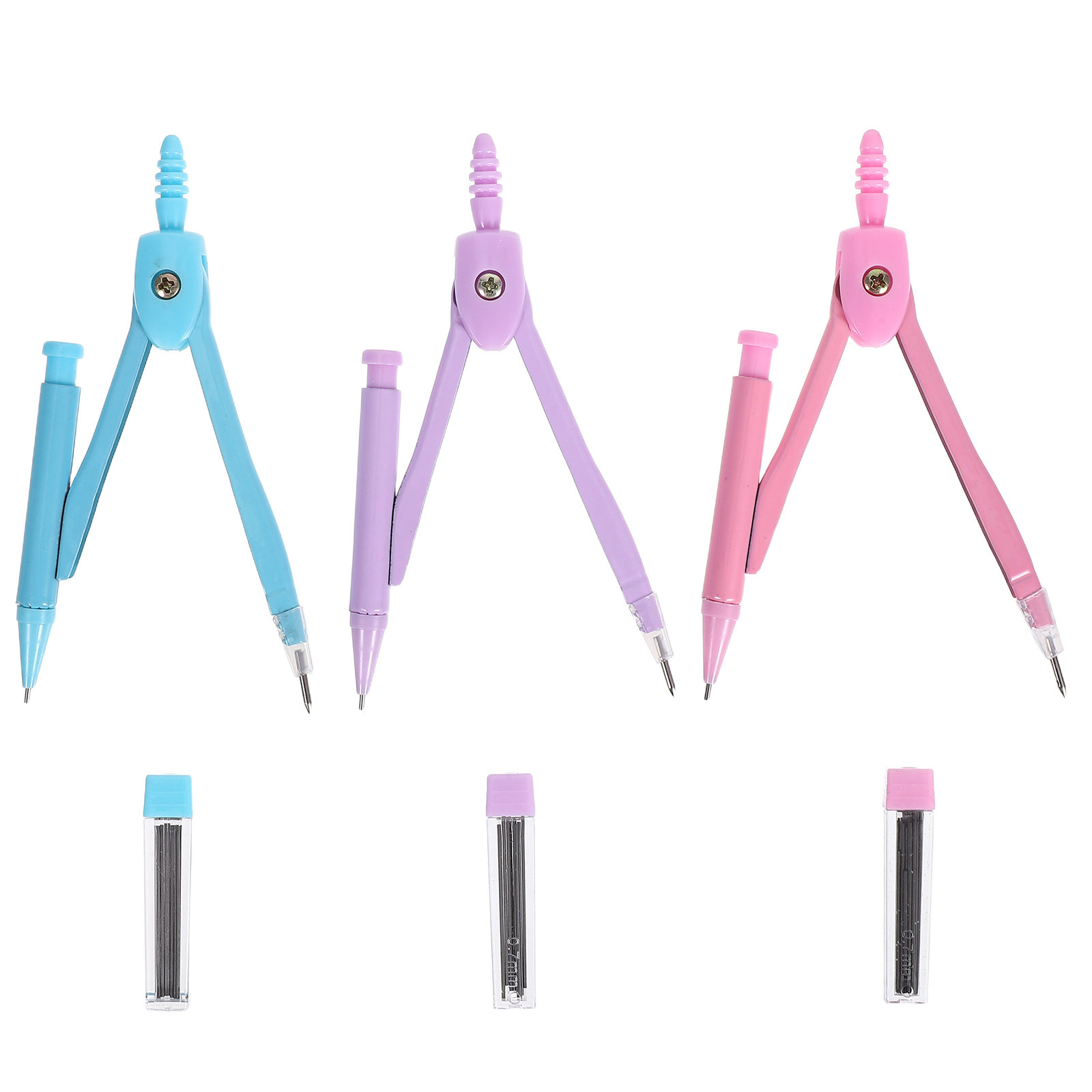 Math Geometry Set With Compass - Conjunto de Compassos de Metal para