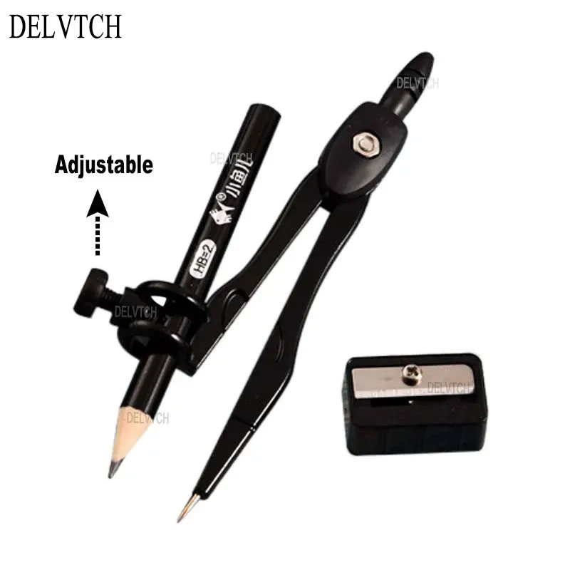 Math Geometry Set With Compass - Conjunto de bússolas de metal com