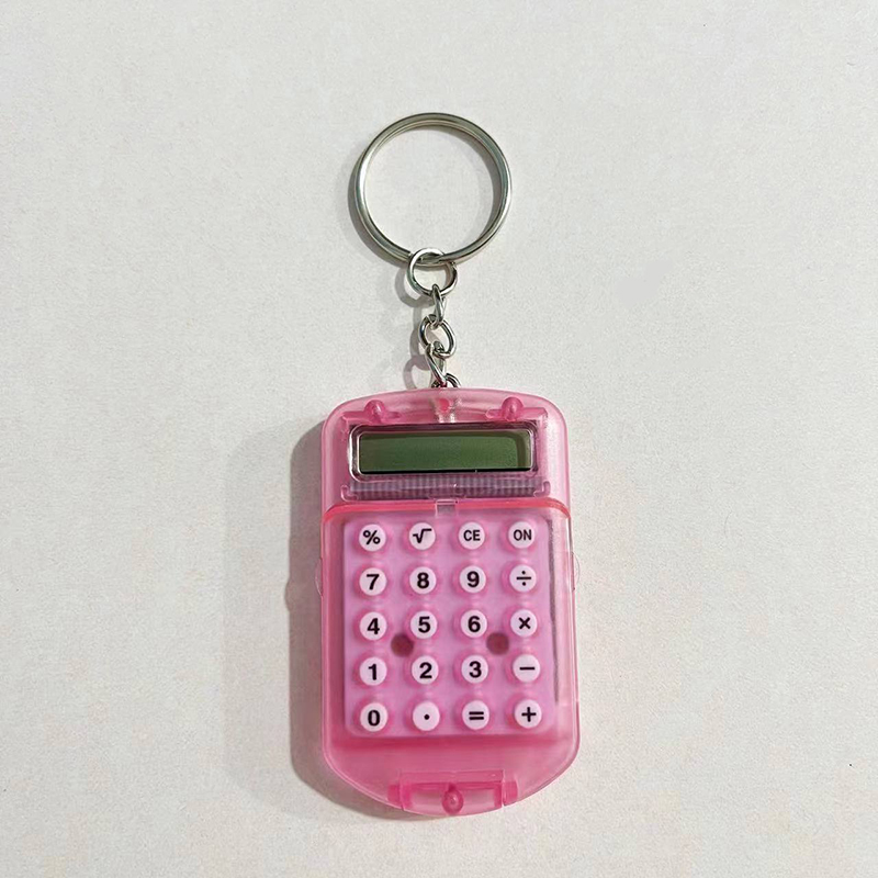 Scientific Calculator For Secondary School - Mini calculadora transparente com tampa flip,