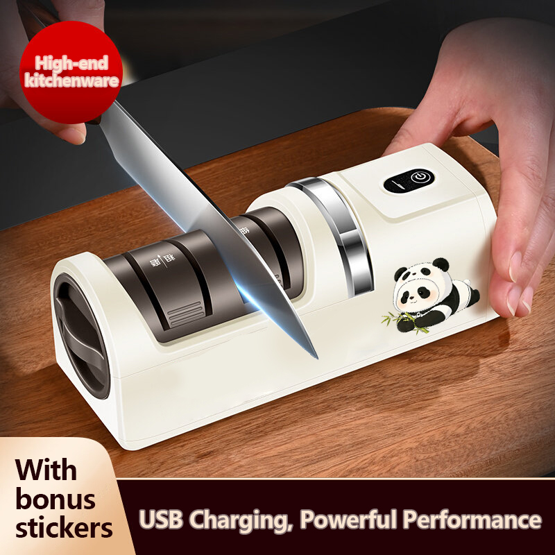 Electric Pencil Sharpener Usb - Afiador de Facas Elétrico Ajustável em