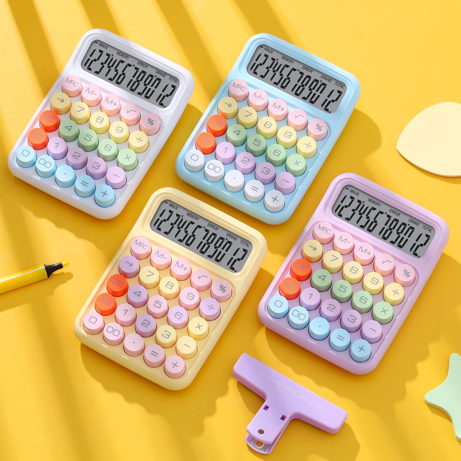 Scientific Calculator For Secondary School - Calculadora de teclado para escritório, botões