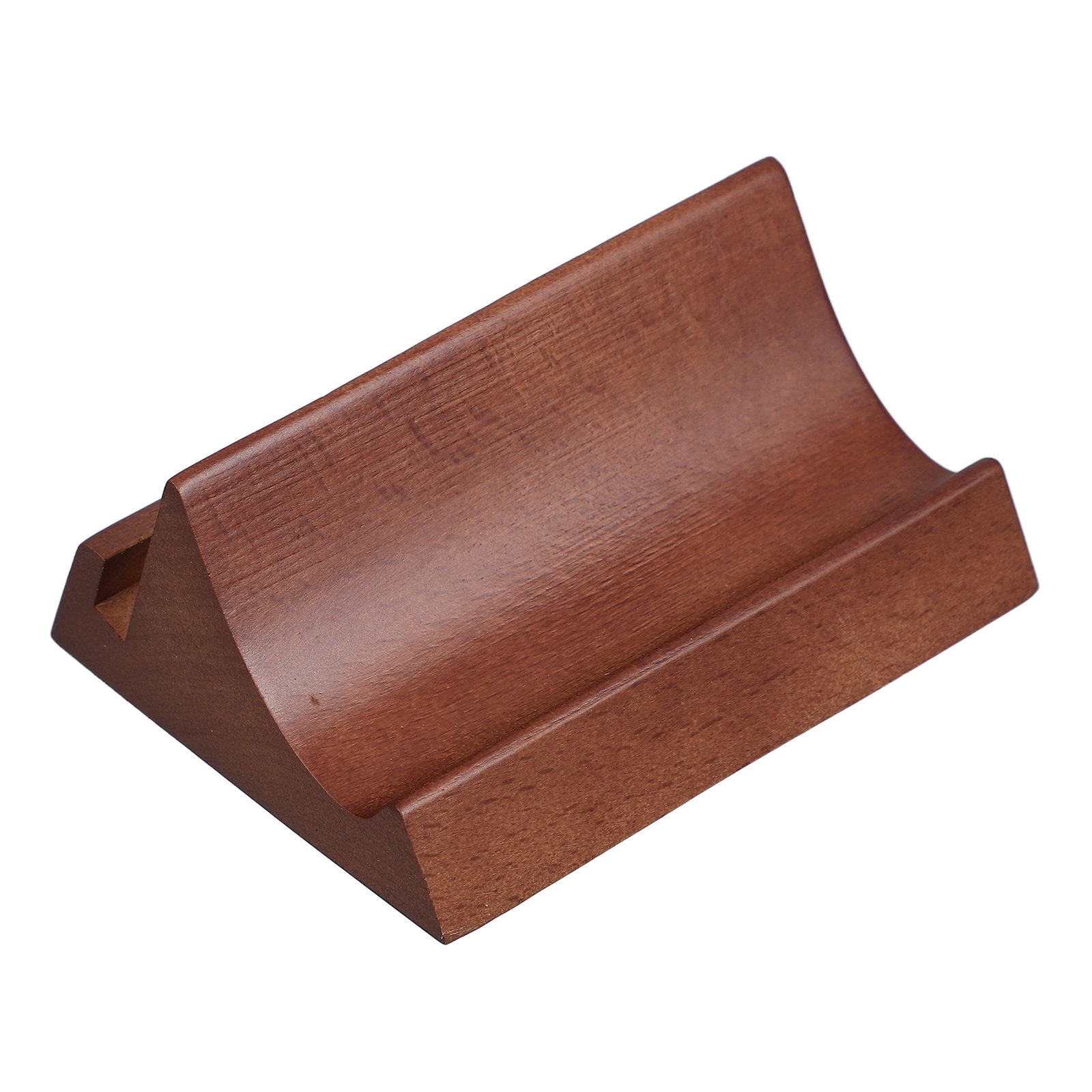 Desk Accessories - Suporte de Madeira com Duas Ranhuras