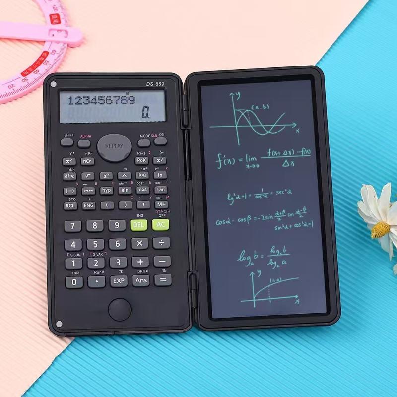 Scientific Calculator For Secondary School - Calculadora Científica com Tablet LCD Dobrável