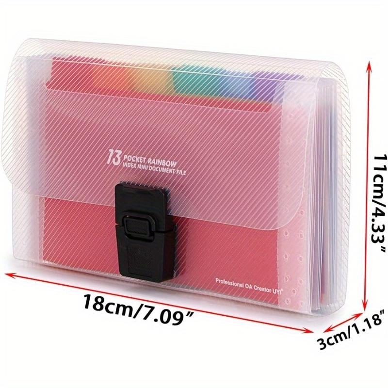 Organizador de arquivos expans - Expandable Accordion File Folder 13 Pockets avaliação e preço