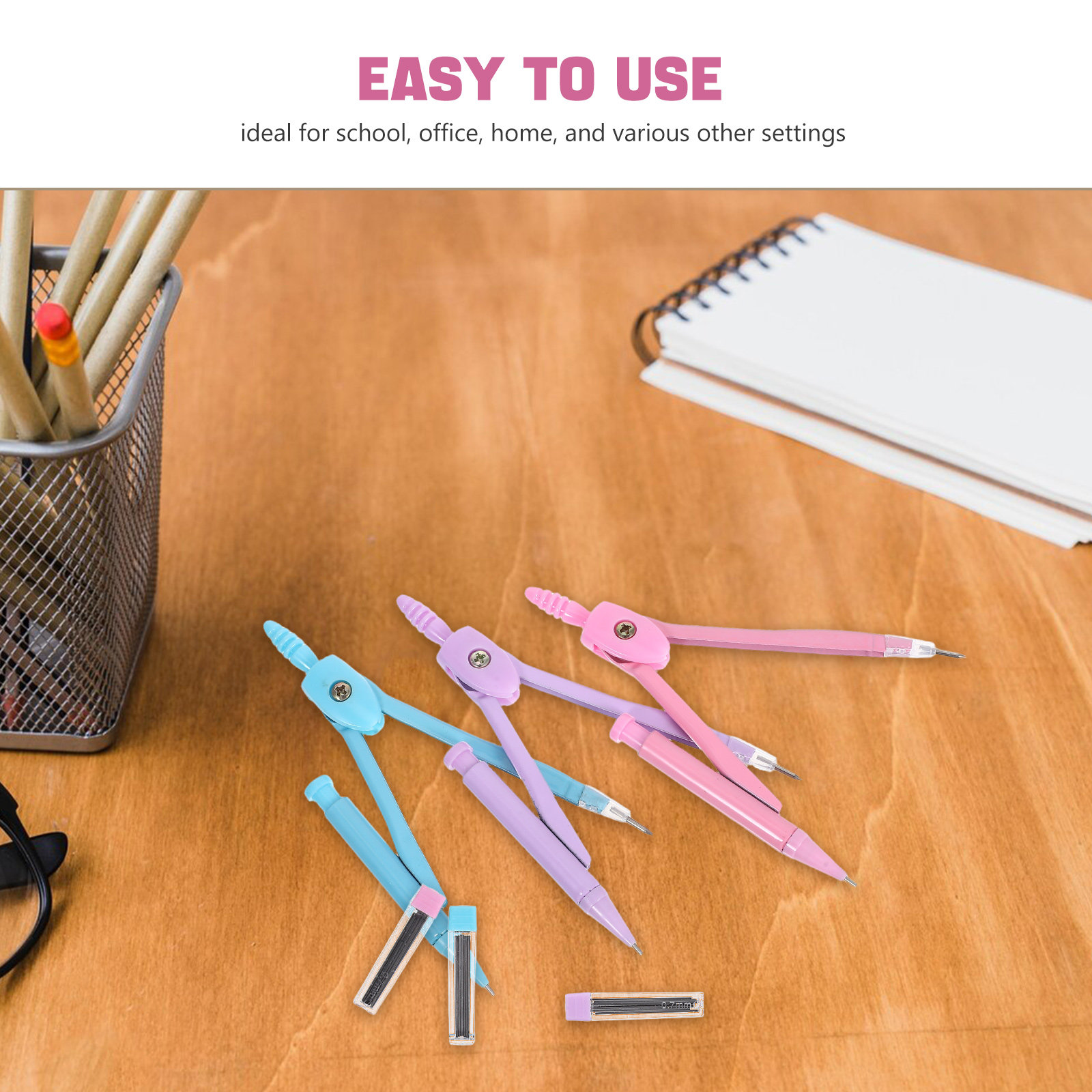 Conjunto de Compassos de Metal - Math Geometry Set With Compass avaliação e preço