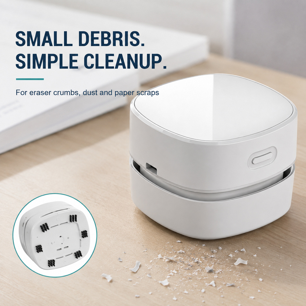 Mini Aspirador de Pó de Mesa S - Mini Desktop Vacuum Cleaner For Eraser Dust avaliação e preço