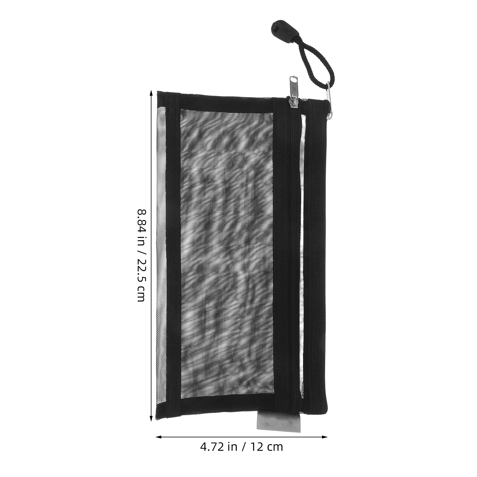6 unidades de bolsas transpare - Clear Mesh Pencil Pouch For Exam avaliação e preço