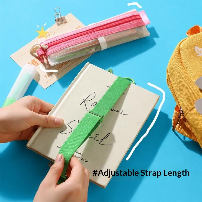 Estojo de Lápis Transparente e - Clear Mesh Pencil Pouch For Exam avaliação e preço