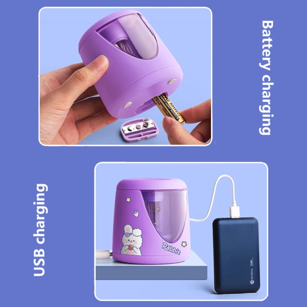 com Adesivo Decorativo, Alimen - Electric Pencil Sharpener Usb avaliação e preço