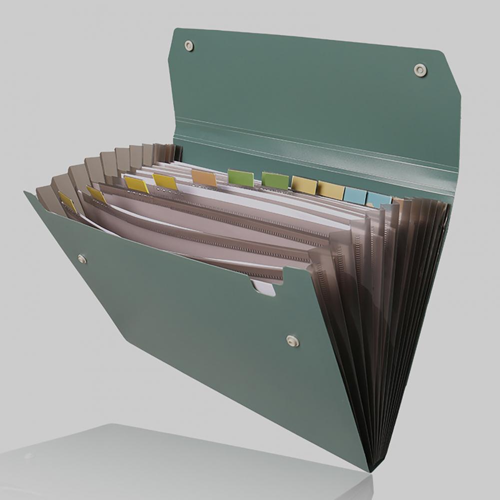 Pasta de Arquivos Expansível c - Expandable Accordion File Folder 13 Pockets avaliação e preço