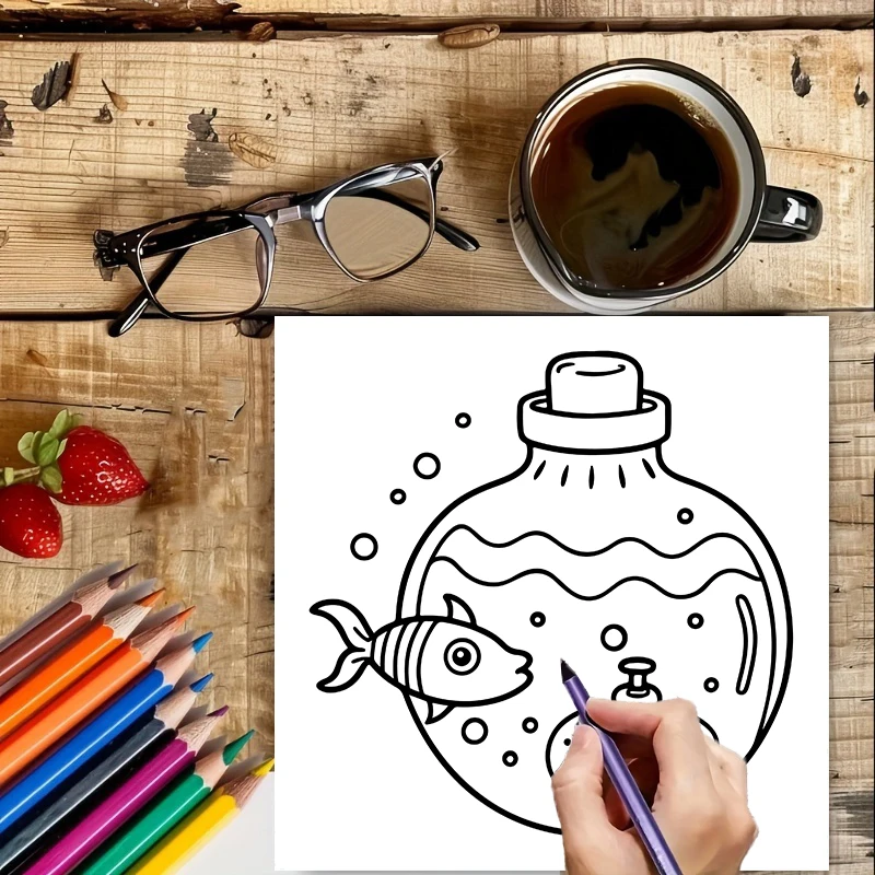 Livro de Colorir Mágico para A - School Supplies avaliação e preço