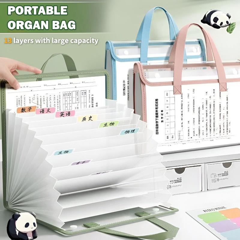 Organizador de Arquivos A4 Por - Expandable Accordion File Folder 13 Pockets avaliação e preço