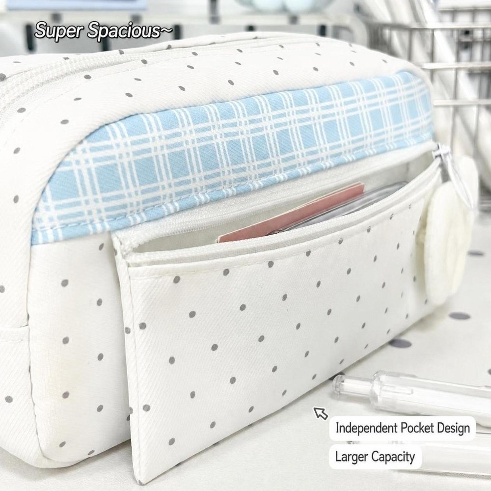 Estojo de Lápis Estético com E - Aesthetic Large Pencil Case Pouch avaliação e preço