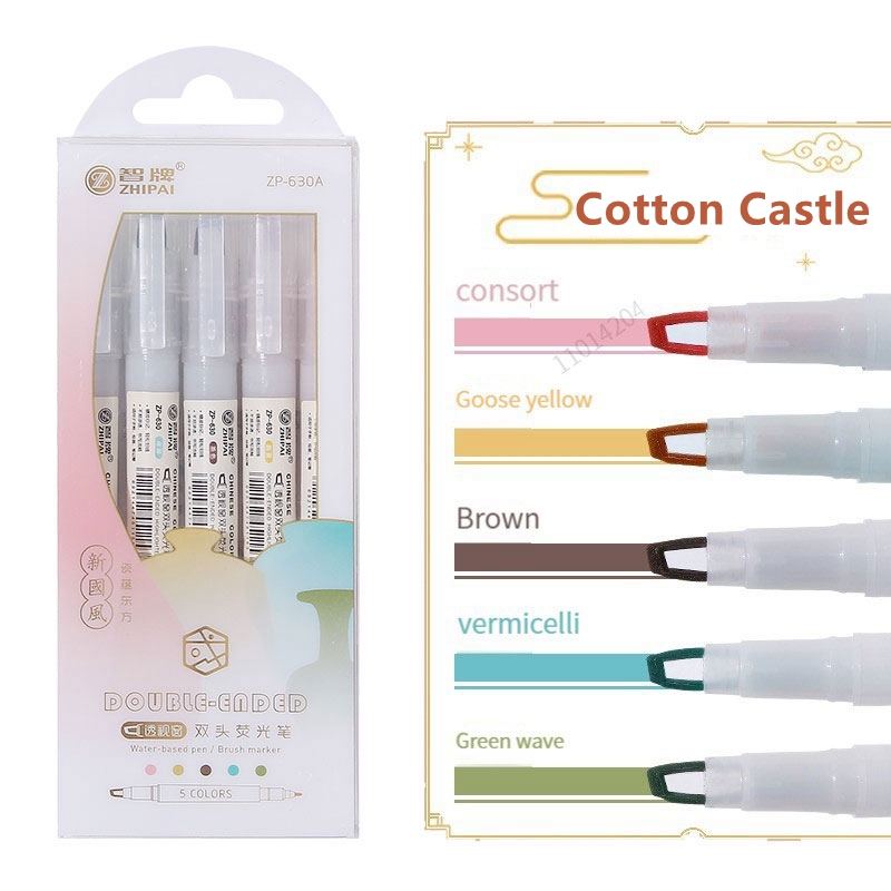 5 pçs/set ponta dupla highligh - Pastel Highlighter Set Double Ended avaliação e preço