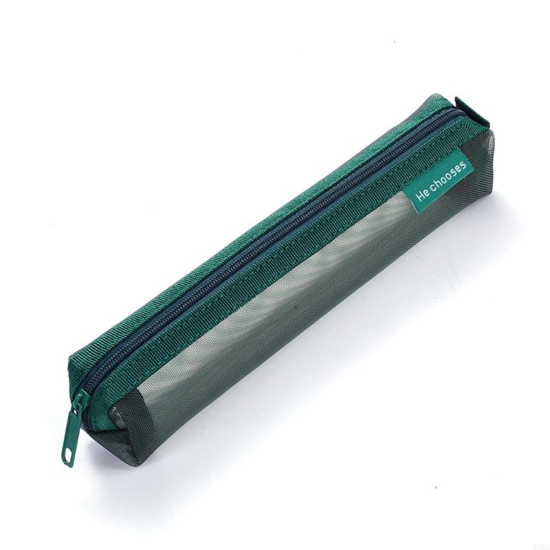 CORA Estojo malha transparente - Clear Mesh Pencil Pouch For Exam avaliação e preço
