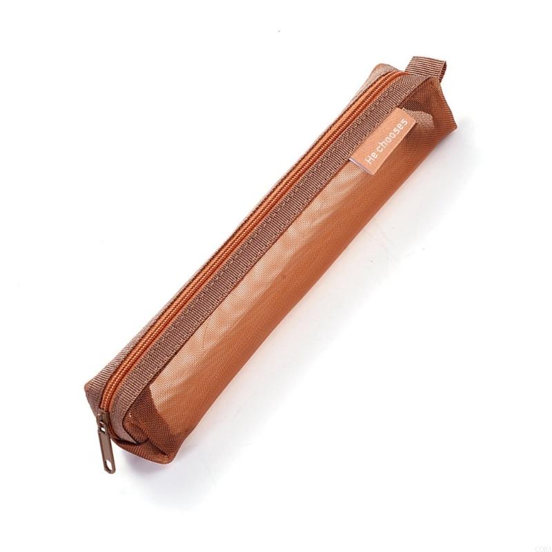 CORA Estojo malha transparente - Clear Mesh Pencil Pouch For Exam avaliação e preço