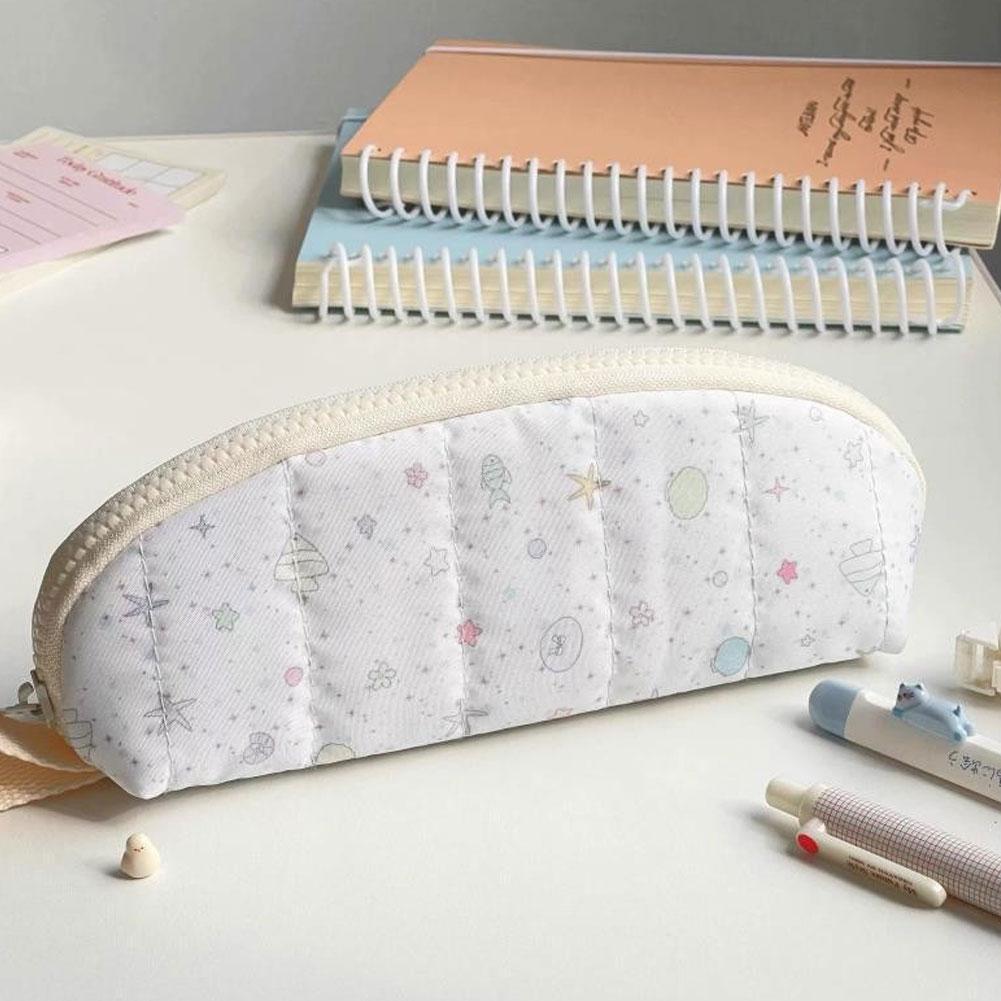 Estojo de Lápis Estético com E - Aesthetic Large Pencil Case Pouch avaliação e preço