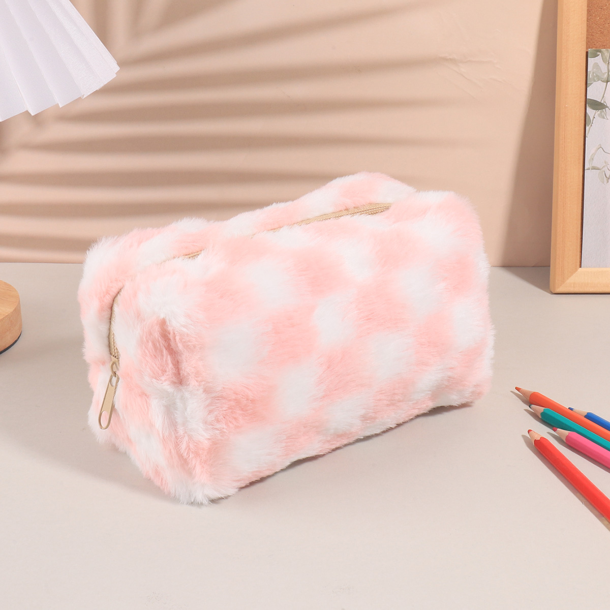 Estojo de Lápis Coreano Estamp - Aesthetic Large Pencil Case Pouch avaliação e preço