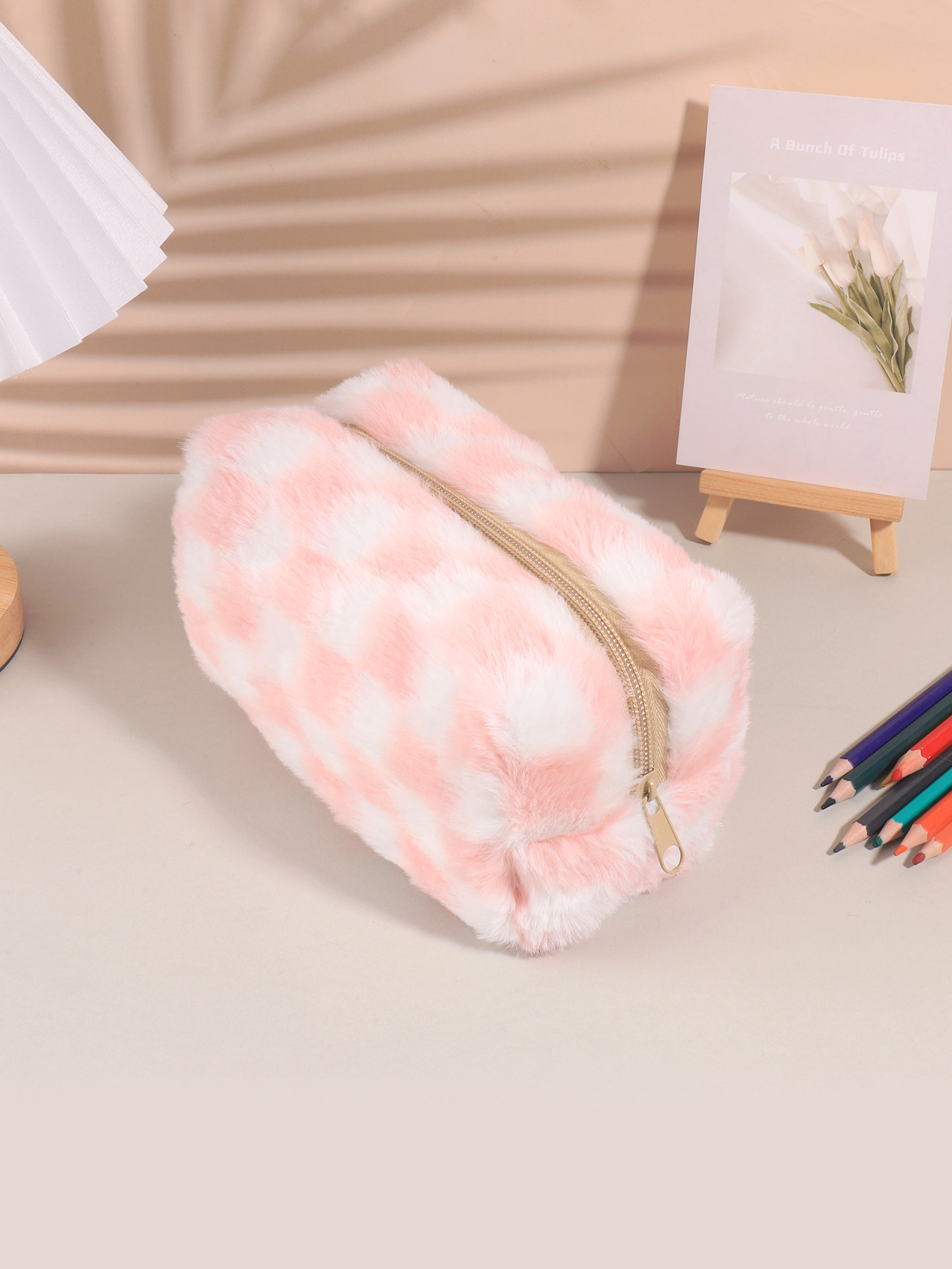 Estojo de Lápis Coreano Estamp - Aesthetic Large Pencil Case Pouch avaliação e preço