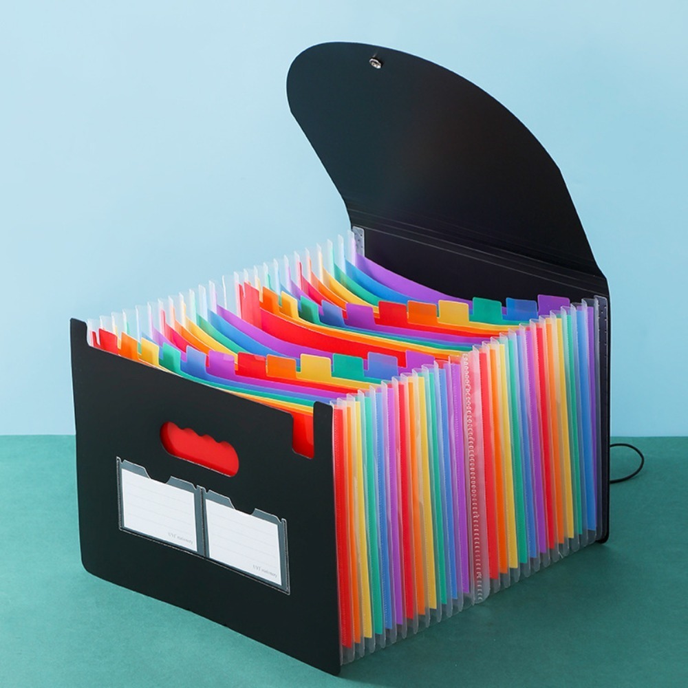 Caixa de Arquivos Expansível V - Expandable Accordion File Folder 13 Pockets avaliação e preço