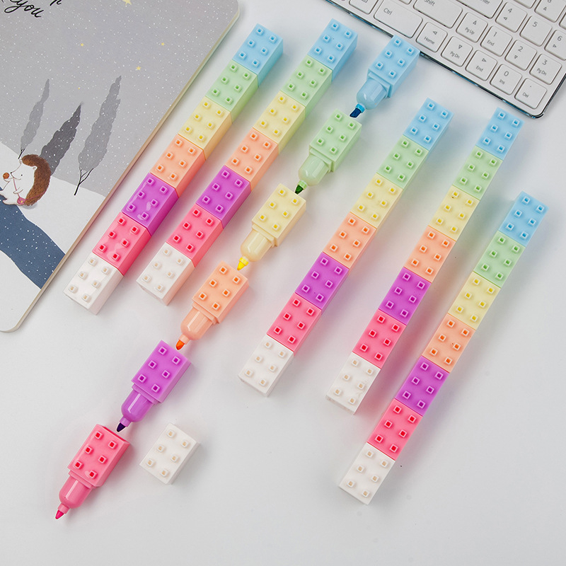 Pastel Cor Body Building Block - Pastel Highlighter Set Double Ended avaliação e preço