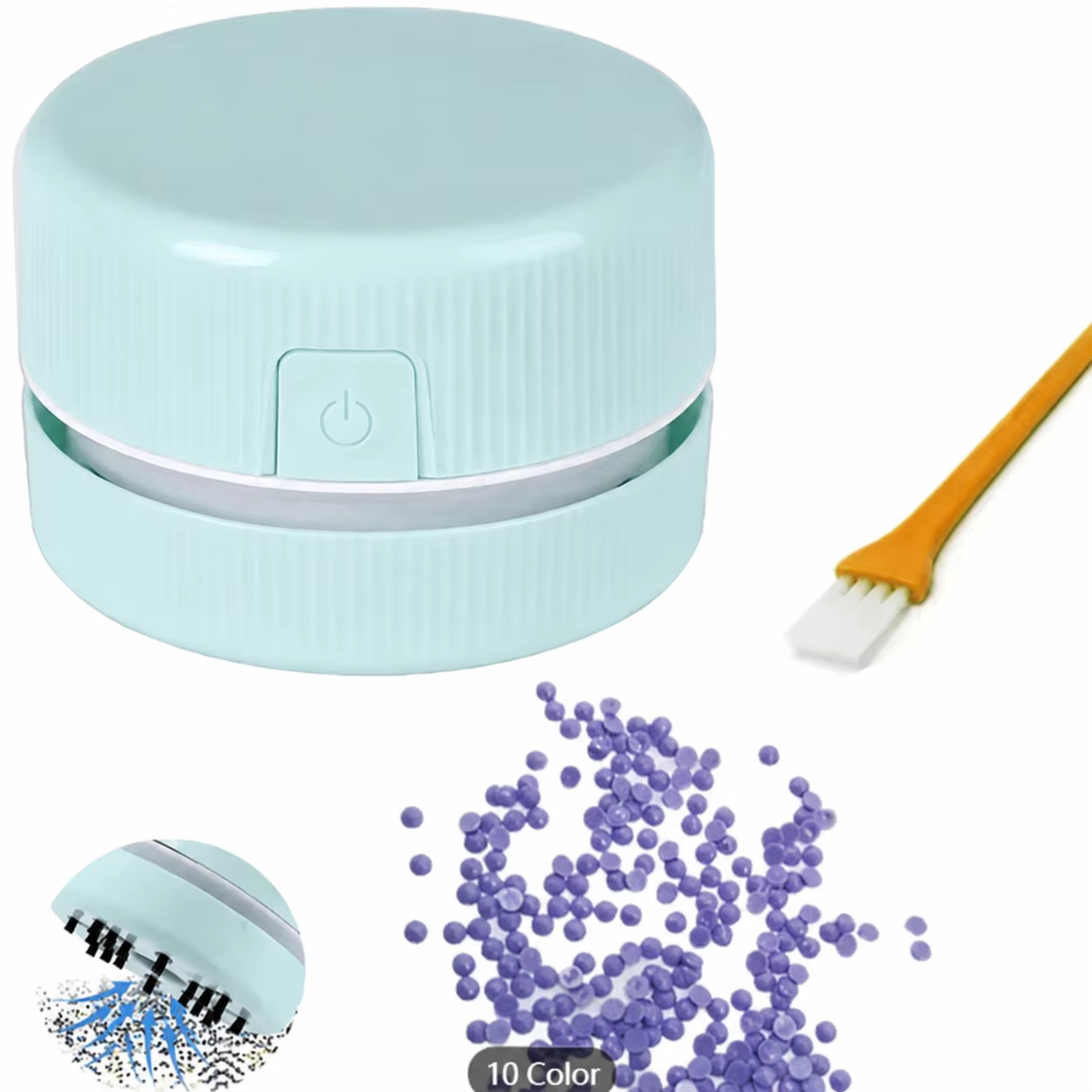 Mini Aspirador de Pó para Mesa - Mini Desktop Vacuum Cleaner For Eraser Dust avaliação e preço