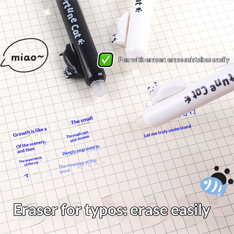 Caneta Gel Apagável Retrátil 0 - Retractable Eraser Pen Click avaliação e preço