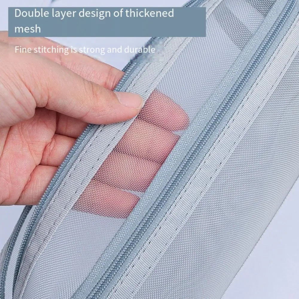 Organizador de Canetas em Malh - Clear Mesh Pencil Pouch For Exam avaliação e preço