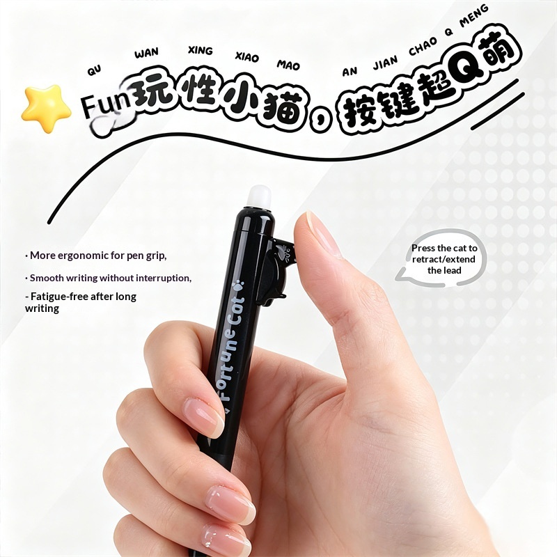 4 Canetas Gel Apagáveis com De - Retractable Eraser Pen Click avaliação e preço