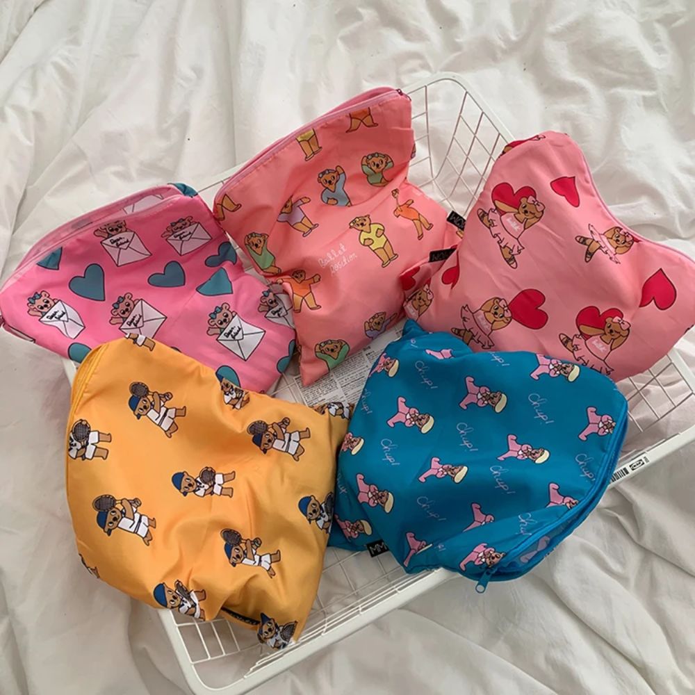 Bolsa de Maquiagem Kawaii com  - Stationery avaliação e preço