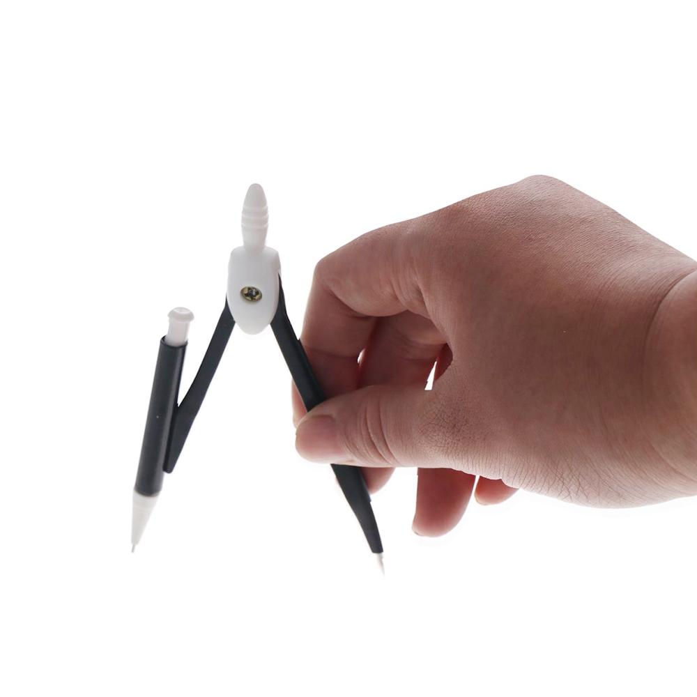 Com Refis de Lápis, Conjunto d - Math Geometry Set With Compass avaliação e preço