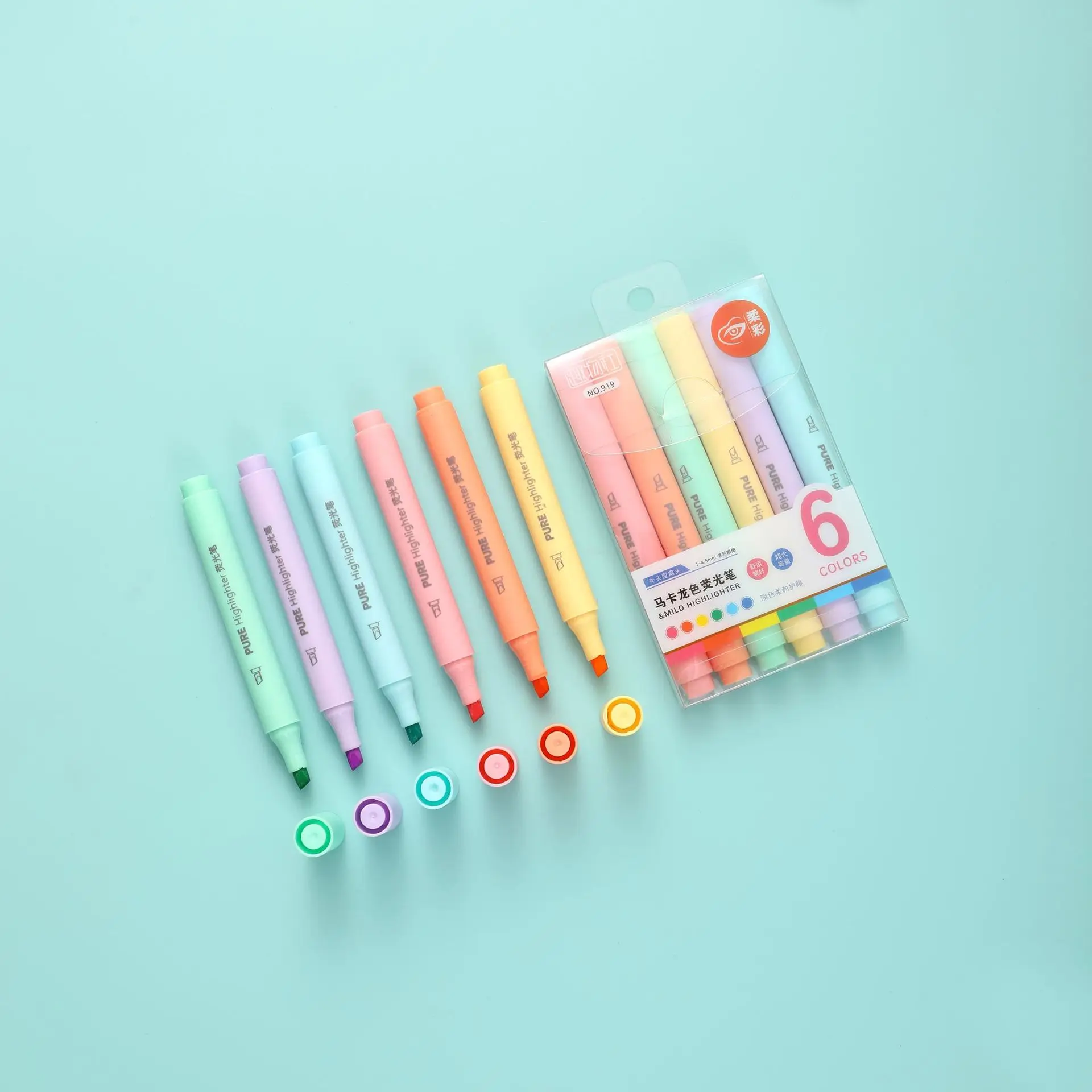 Canetas iluminadoras pastel de - Pastel Highlighter Set Double Ended avaliação e preço