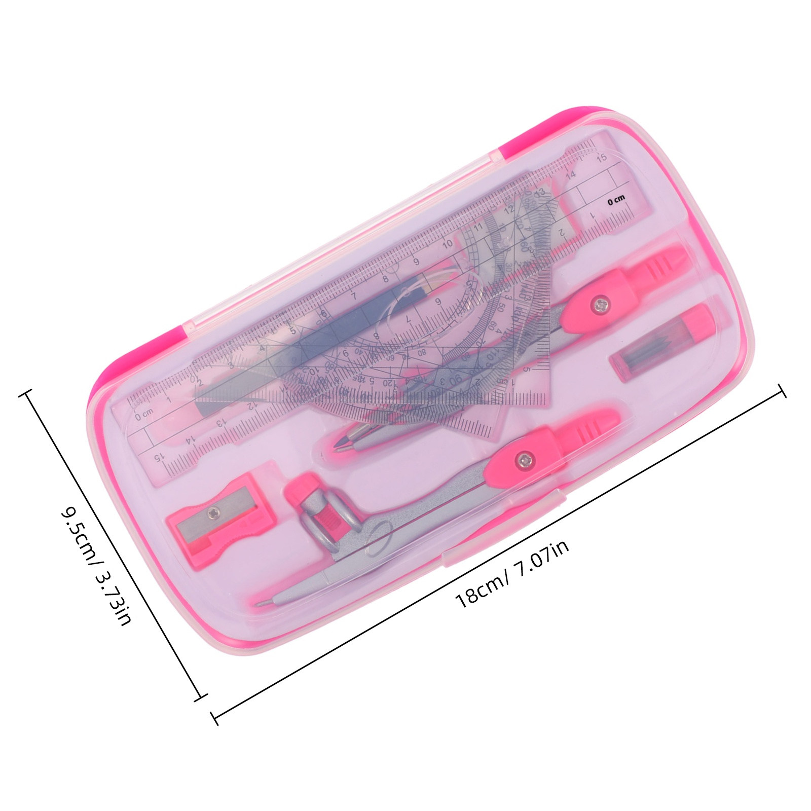 Conjunto de Compasso Portátil  - Math Geometry Set With Compass avaliação e preço