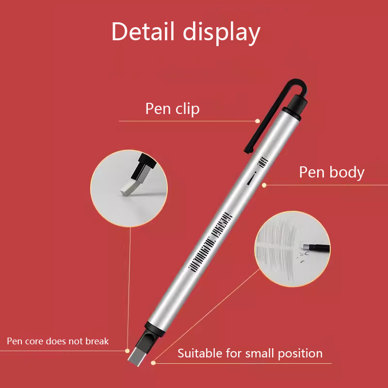 Caneta de borracha mecânica re - Retractable Eraser Pen Click avaliação e preço