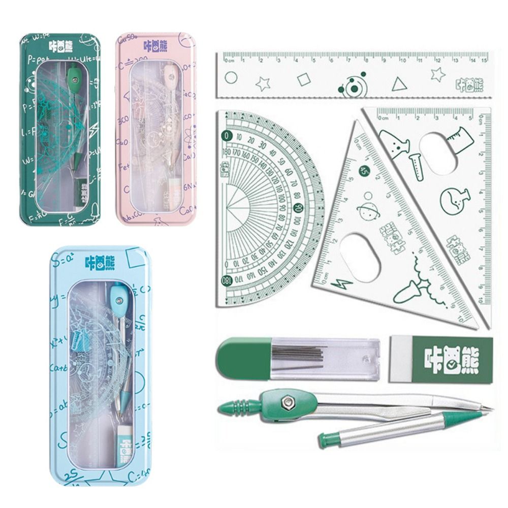 Conjunto de Geometria Multifun - Math Geometry Set With Compass avaliação e preço