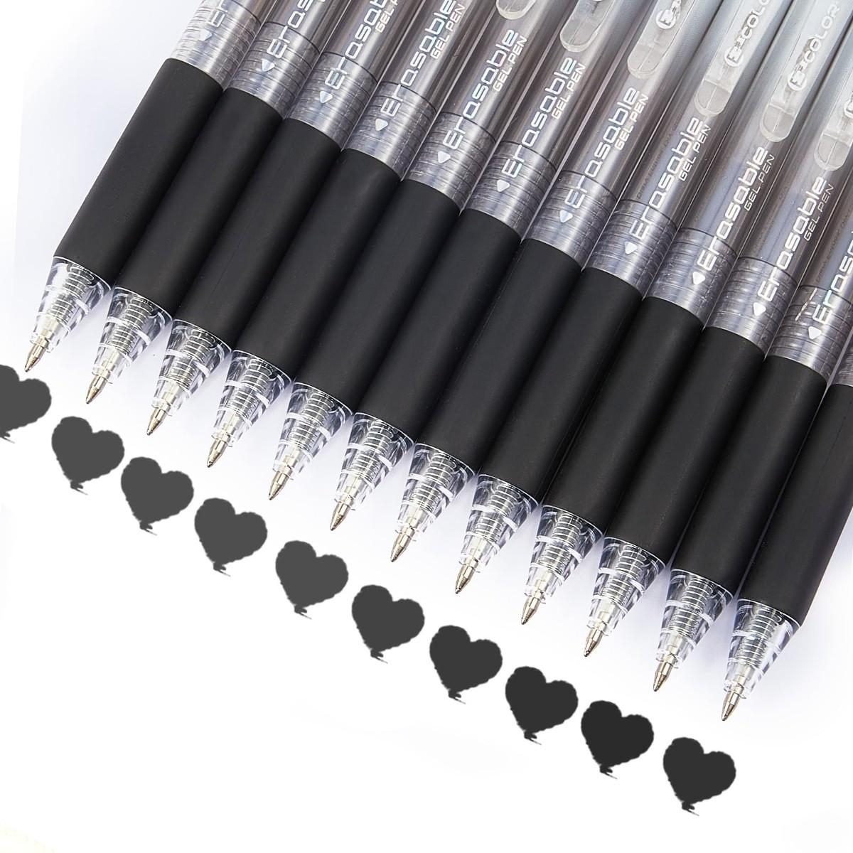Pacote com 12 Canetas Gel Apag - Retractable Eraser Pen Click avaliação e preço
