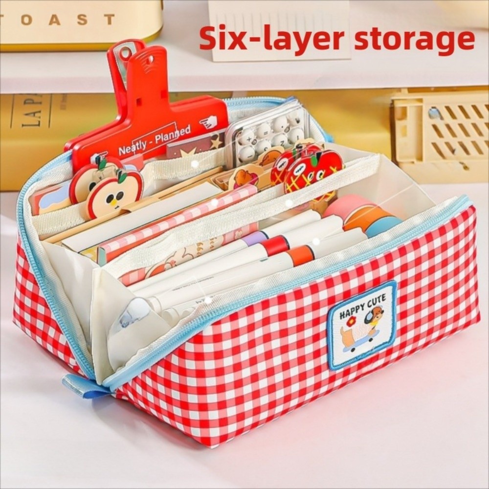 Estojo de Lápis Estilo Coreano - Aesthetic Large Pencil Case Pouch avaliação e preço
