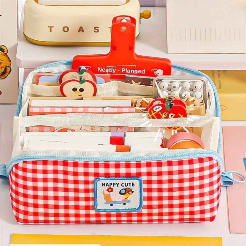 Estojo de Lápis Estilo Coreano - Aesthetic Large Pencil Case Pouch avaliação e preço