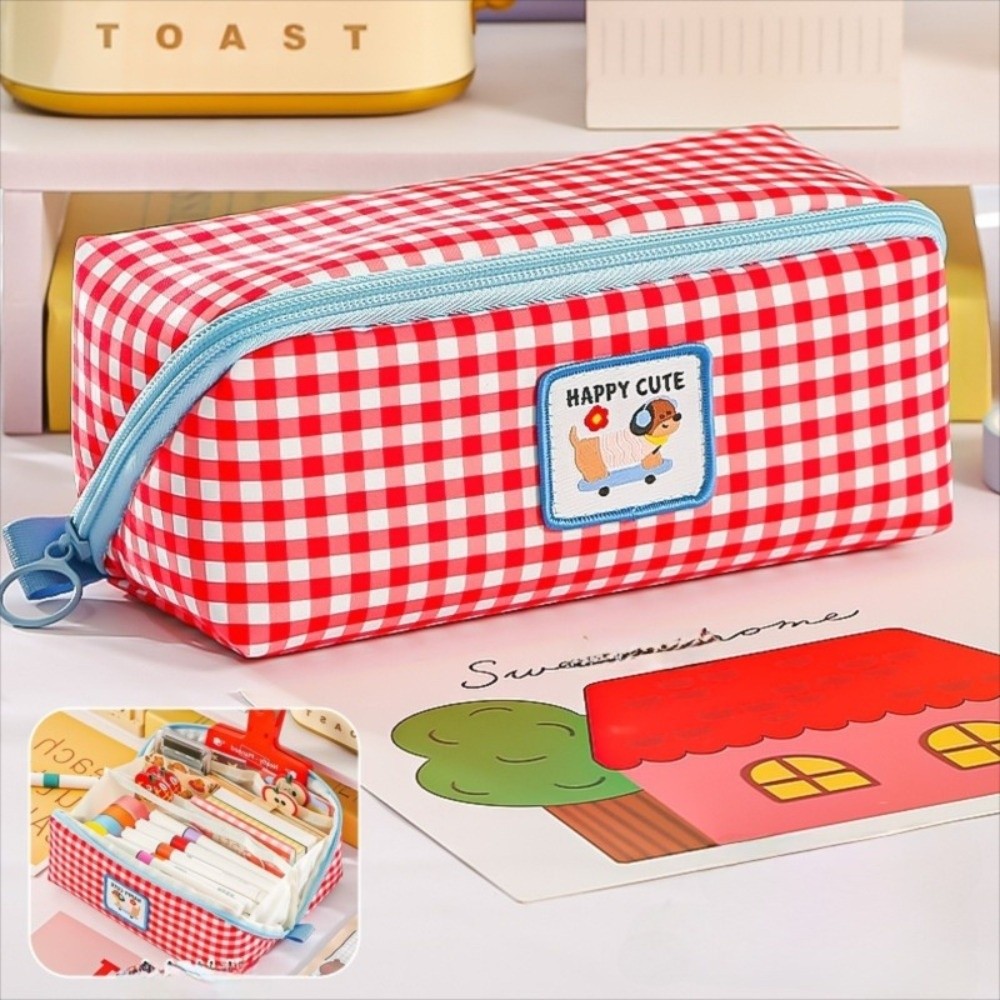 Estojo de Lápis Estilo Coreano - Aesthetic Large Pencil Case Pouch avaliação e preço
