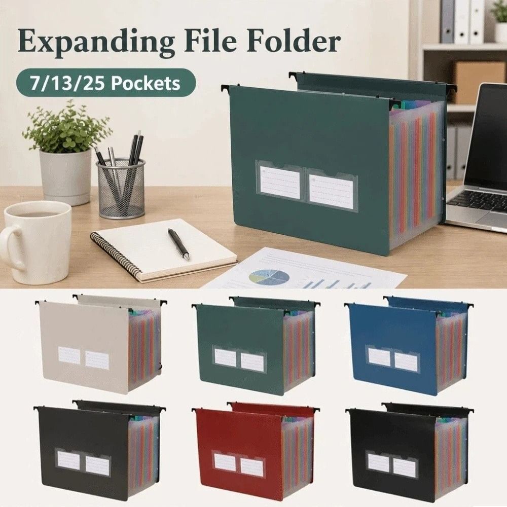 Pasta Expansível com 7/13/25 B - Expandable Accordion File Folder 13 Pockets avaliação e preço