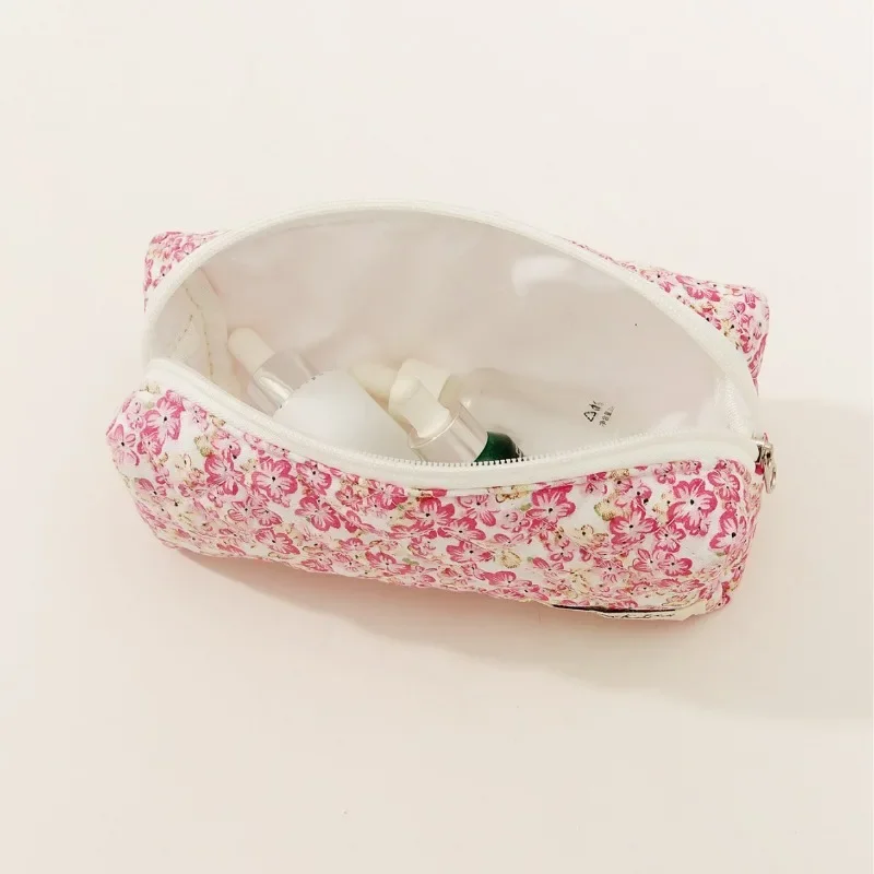 1 peça retro floral lápis bols - Aesthetic Large Pencil Case Pouch avaliação e preço