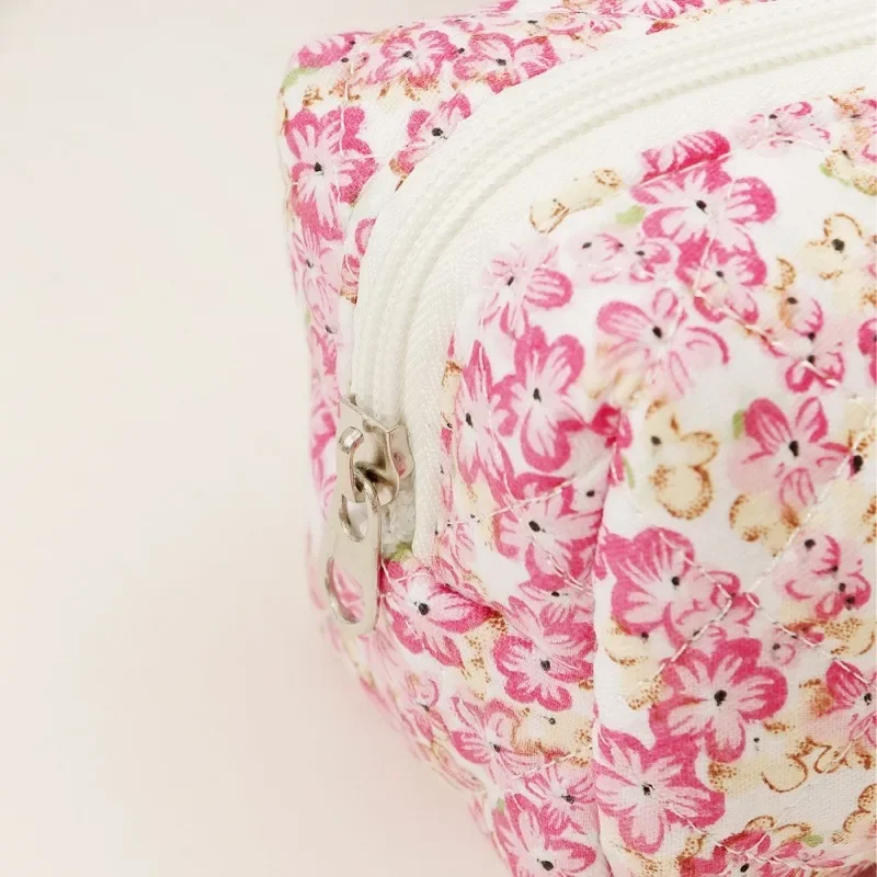 1 peça retro floral lápis bols - Aesthetic Large Pencil Case Pouch avaliação e preço