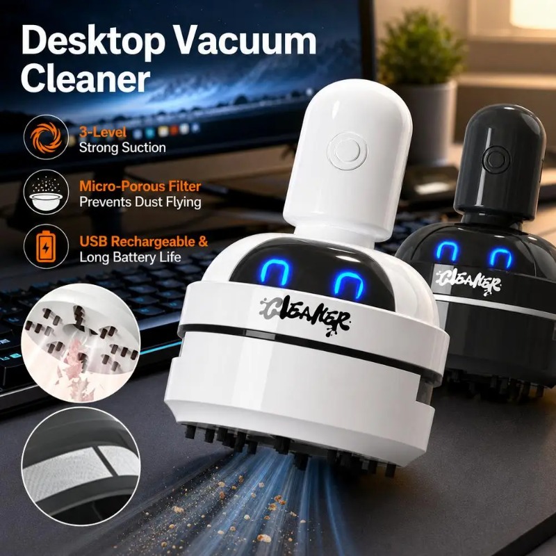 Aspirador de Pó de Mesa Mini P - Mini Desktop Vacuum Cleaner For Eraser Dust avaliação e preço