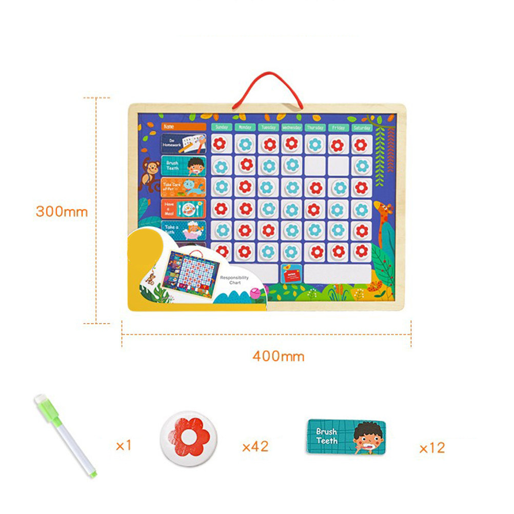 Quadro Magnético Educacional I - Kids Magnetic Reward Chart Board avaliação e preço