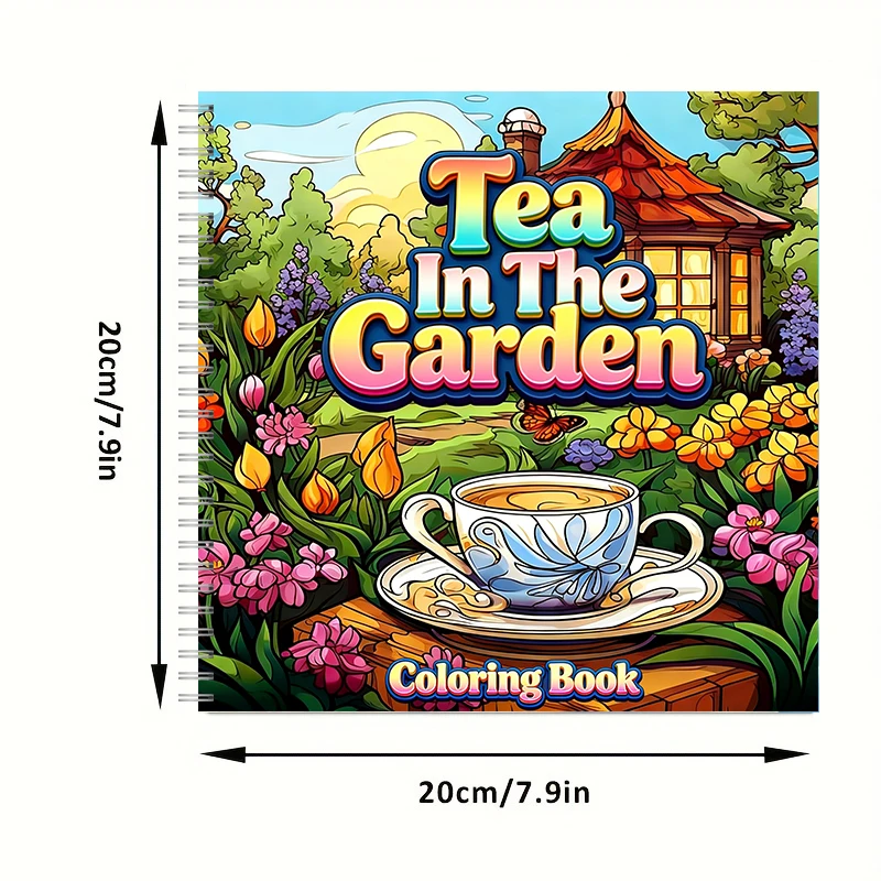 Livro de colorir Tea In The Ga - School Supplies avaliação e preço