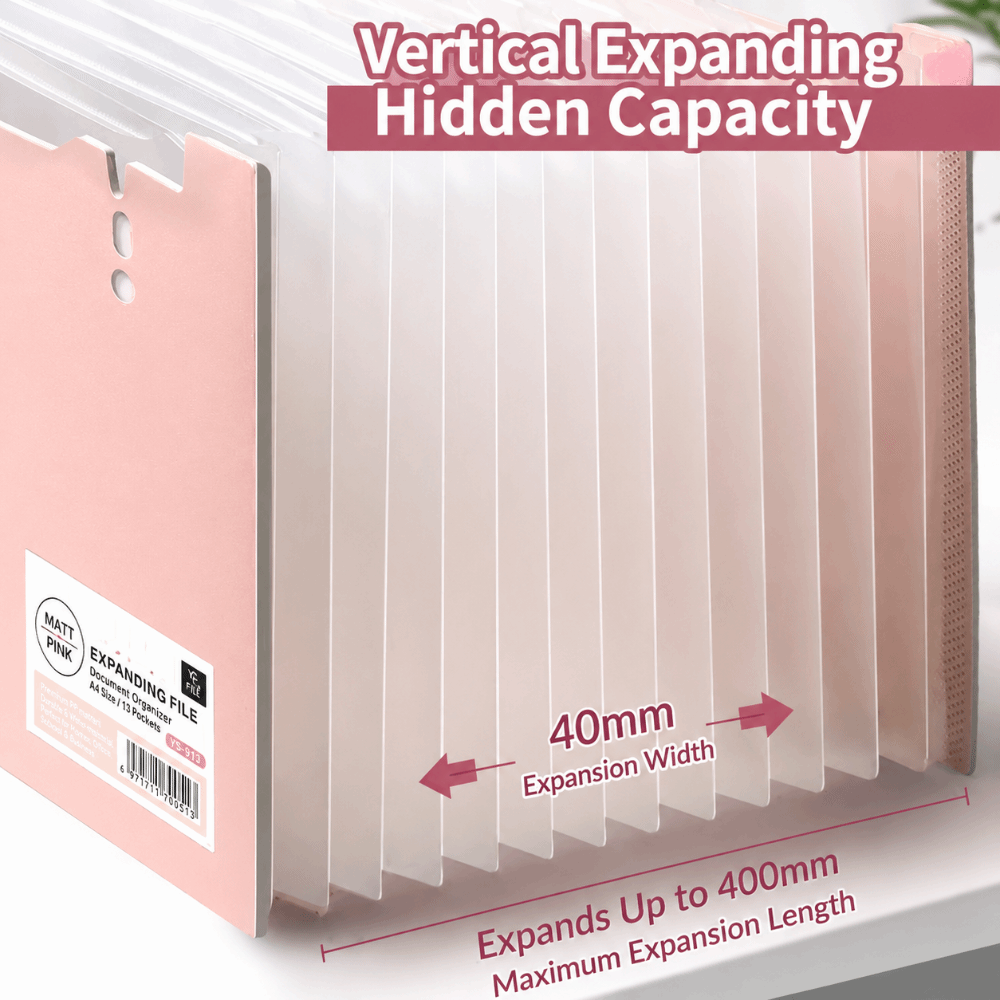 Pasta Expansível com 13 Bolsos - Expandable Accordion File Folder 13 Pockets avaliação e preço