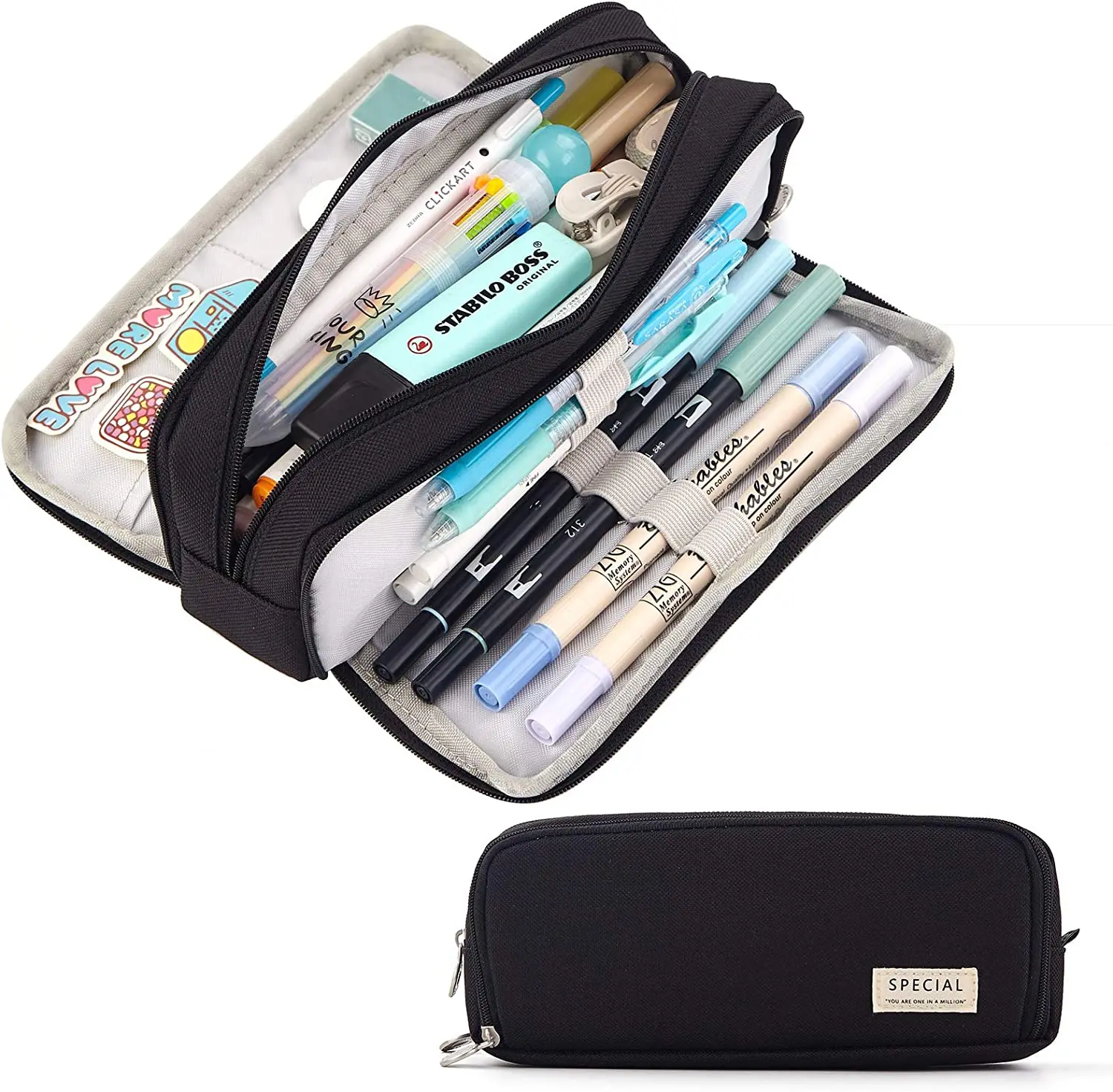 Estojo de lápis de grande capa - Aesthetic Large Pencil Case Pouch avaliação e preço