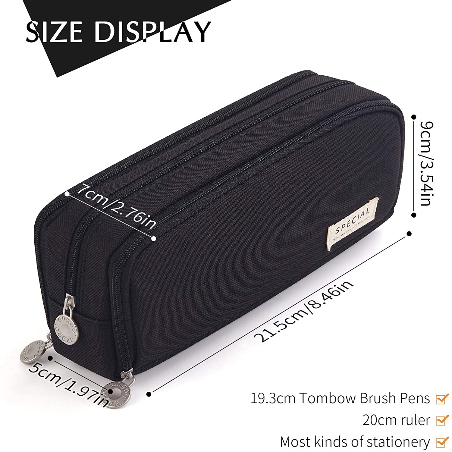 Estojo de lápis de grande capa - Aesthetic Large Pencil Case Pouch avaliação e preço